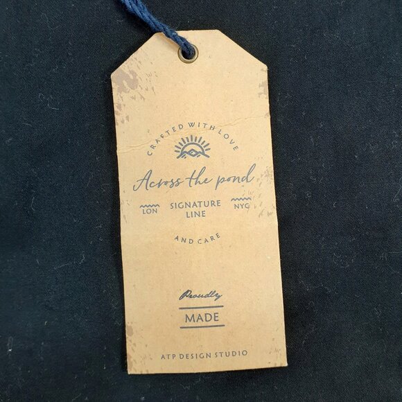 Across the Pond Signature Chino Pant Mens 38x30 Slim Fit Stretch Black NWT New - Picture 6 of 13